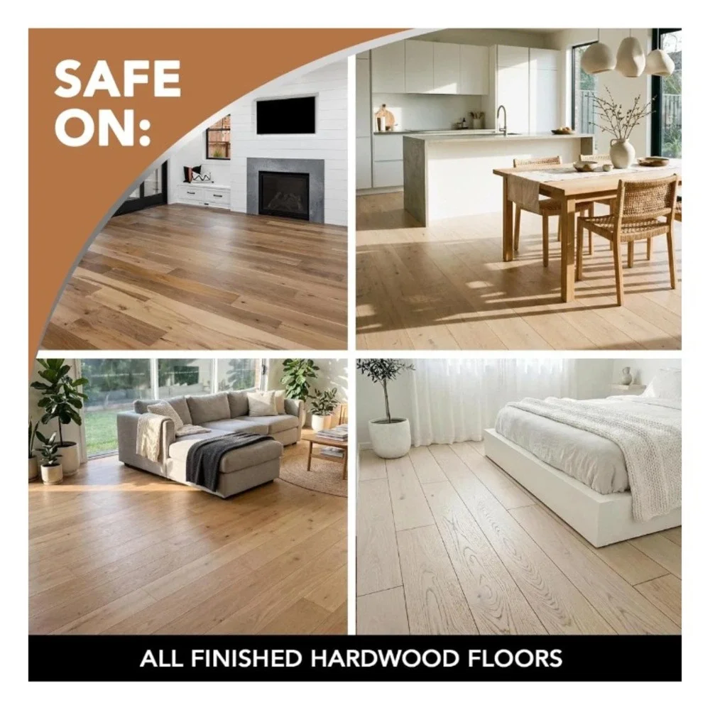 (2-Pack) Weiman HARDWOOD Floor NATURAL POLISH & Shine RESTORER Protect Prolong